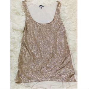 Gold Metallic Tank